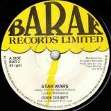 Cook County – Star Wars b/w Space Dancin’ – Barak UK 7″