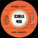 John Roberts – Sockin’ 1-2-3-4 b/w Sophisticated Funk (Instr) – Duke 7″