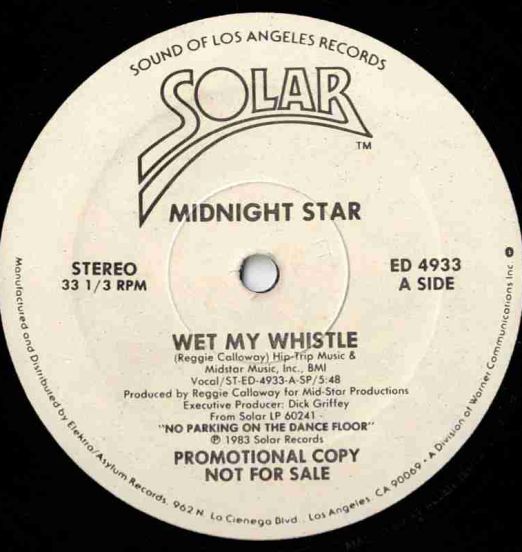 Midnight Star - Wet My Whistle - Solar DJ 12"