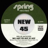 *LAST COPIES!* Millie Jackson – We Got To Hit It Off b/w The Joneses – Love Contest Remixes – Acid Jazz Spring Revisited UK 7″