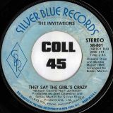 The Invitations – For Your Precious Love b/w They Say The Girl’s Crazy – Silver Blue 7″