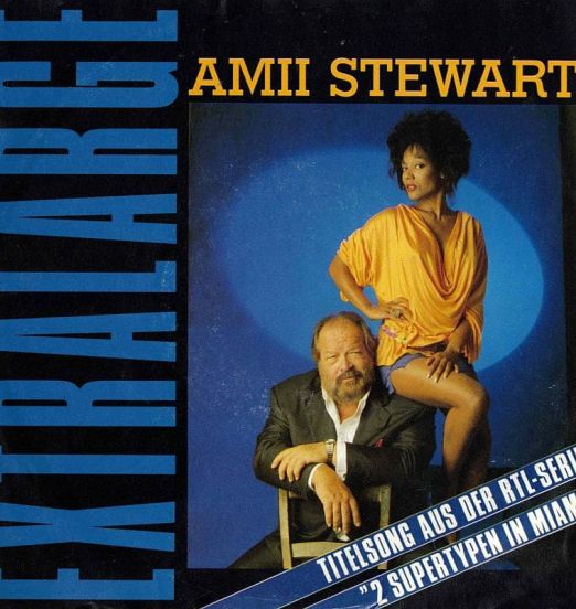 Amii Stewart & Enrico Riccardi - Extralarge b/w XL Blues - Polydor GER 7"