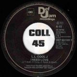 L.L. Cool J – I Need Love b/w My Rhyme Ain’t Done – Def Jam EU 7″