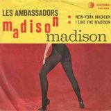 Les Ambassadors Avec Jean Leccia – Le Madison – New-York Madison b/w The Madison Time – Ricordi FR 7″