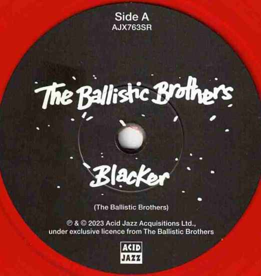 *JUST IN* The Ballistic Brothers - Blacker b/w Cubafro Con Amigos - Acid Jazz UK 7" Red Vinyl