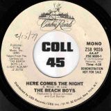 The Beach Boys – Here Comes The Night b/w Baby Blue – Caribou UK 7″