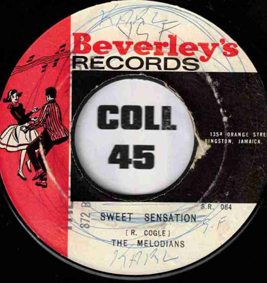 The Melodians - Sweet Sensation b/w It's My Delight - Beverley's JA 7"