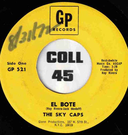 The Sky Caps - El Bote b/w Tangy - GP 7"