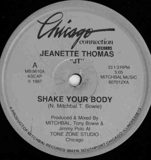 Jeanette Thomas - Shake Your Body b/w Shake Your Body (House Shaker Version) - Chicago Connection 12"