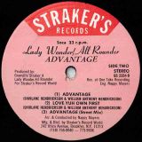 All Rounder And Lady Wonder – Advantage – Strakers DJ LP