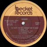 Indeep – The Night The Boy Learned How To Dance – Becket DJ 12″