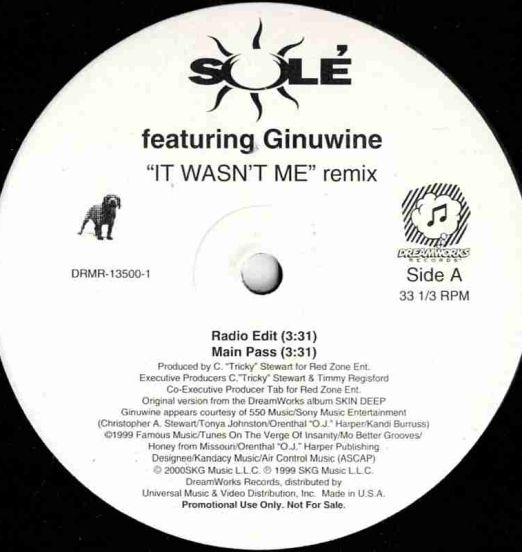 Solé - It Wasn't Me (Remix) - Dreamworks DJ 12