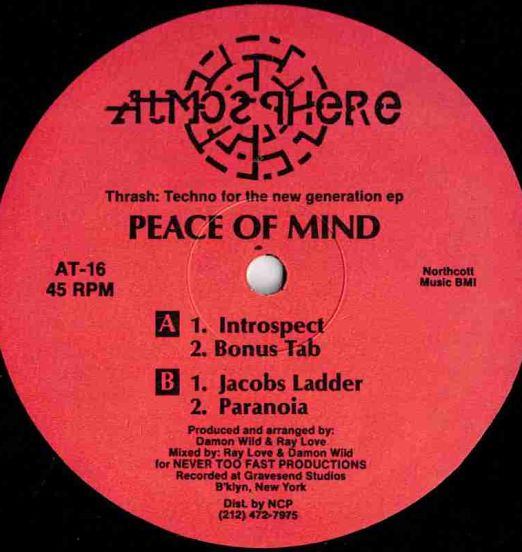 Peace Of Mind - Thrash: Techno For The New Generation EP - Atmosphere 12"