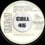 Rafael Ferro Y Su Orquesta – Ferro Y Gato b/w Luz De Gas – RCA ESP 7″