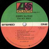 Gwen McCrae – On My Way – Atlantic DJ LP