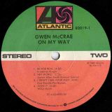 Gwen McCrae – On My Way – Atlantic DJ LP