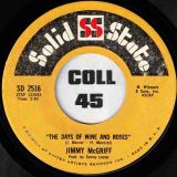 Jimmy McGriff – You Are My Sunshine b/w The Days Of Wine And Roses – Solid State 7″