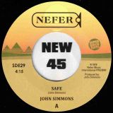 John Simmons – Safe b/w I Wanna Be Closer – Super Disco Edits UK 7″