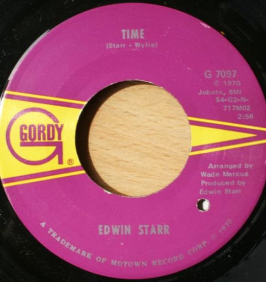 Edwin Starr - Time b/w Running Back And Forth - Gordy DJ 7"