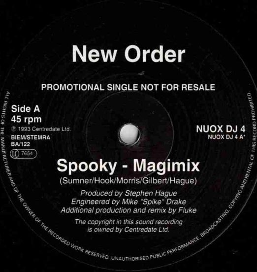 New Order - Spooky - London EU DJ 12"