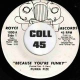Funka Fize- Because You’re Funky b/w No Words – Royce 7″