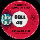 Sir Mack Rice – Mustang Sally b/w Daddy’s Home To Stay – Blue Rock 7″