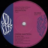 Cresa Watson – Salvation b/w Robert Thomas – Salvation – Soul City UK 7″