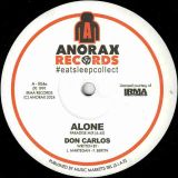 Don Carlos – Alone (Paradise Mix) b/w Alone (Flute Mix) – Anorax UK 10″