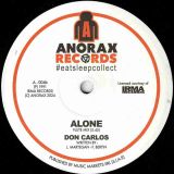 Don Carlos – Alone (Paradise Mix) b/w Alone (Flute Mix) – Anorax UK 10″