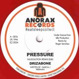 Drizabone – Pressure (Radio Edit) b/w Pressure (Nu-Solution Remix Edit) – Anorax UK Red Vinyl 7″