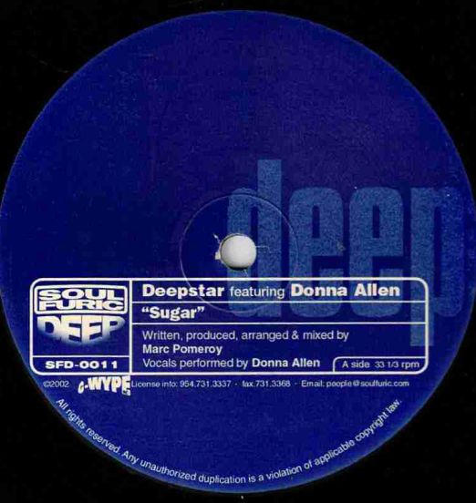 Deepstar Featuring Donna Allen - Sugar - Deepstar 12"