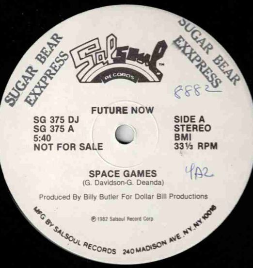 Future Now - Space Games b/w Extended Version - Salsoul DJ 12"