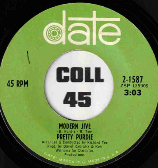 Pretty Purdie - Modern Jive b/w Soul Bossa Nova - Date 7"