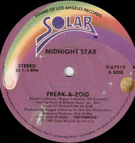 Midnight Star - Freak-A-Zoid b/w Move Me - Solar 12"