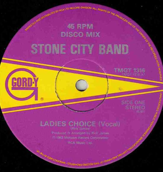 Stone City Band - Ladies Choice b/w Instrumental - Gordy UK 12"