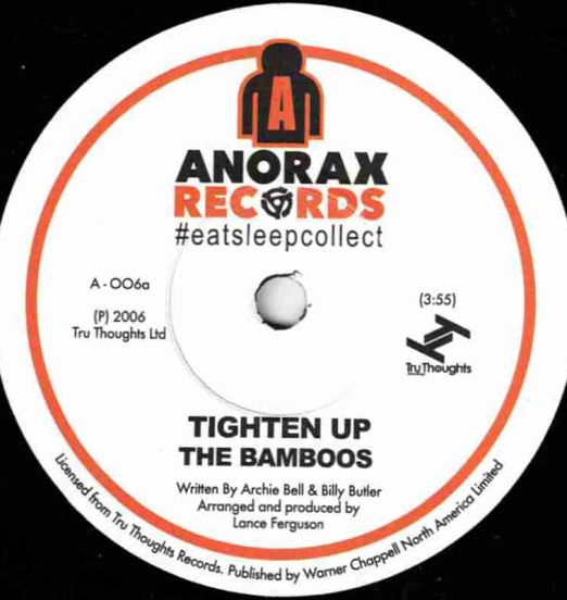 The Bamboos - Tighten Up b/w The Witch - Anorax UK 7"
