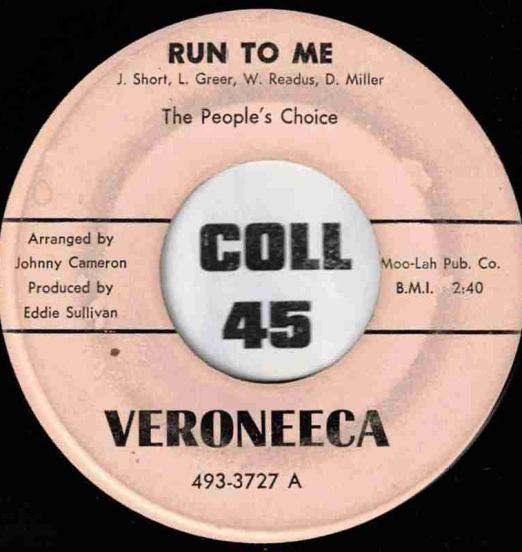 The People's Choice - Run To Me / You're Mine - Veroneeca 7"