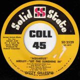 Dizzy Gillespie – Medley – Aquarius Let The Sunshine In b/w Games People Play – Solid State 7″