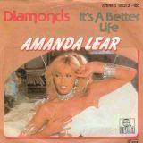 Amanda Lear – Diamonds b/w It’s A Better Life – Ariola AT 7″