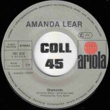Amanda Lear – Diamonds b/w It’s A Better Life – Ariola AT 7″