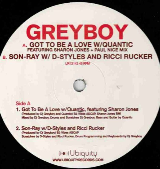 Greyboy - Got To Be A Love - Ubiquity 12"