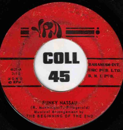 The Beginning Of The End - Funky Nassau Part I b/w Part II - VPM BH 7"