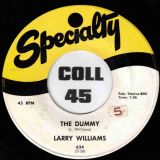 Larry Williams – Hootchy-Koo b/w The Dummy – Specialty 7″