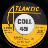 Les McCann – Comment b/w Baby Baby – Atlantic FR 7″