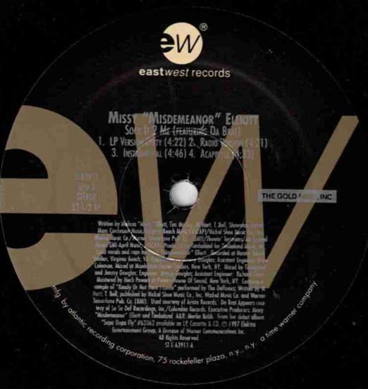 Missy Elliott - Sock It 2 Me b/w The Rain (Supa Dupa Fly) - EastWest 12"