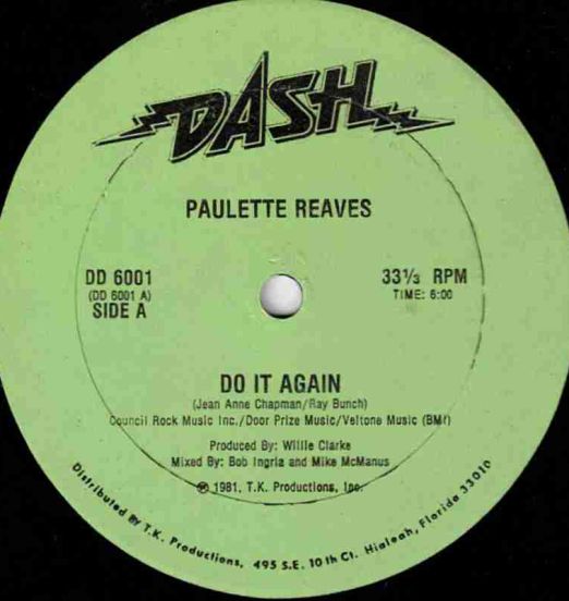 Paulette Reaves - Do It Again b/w Your Eyes - Dash 12"