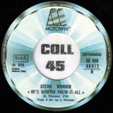 Stevie Wonder – Sir Duke b/w He’s Misstra Know It All – EMI IT 7″