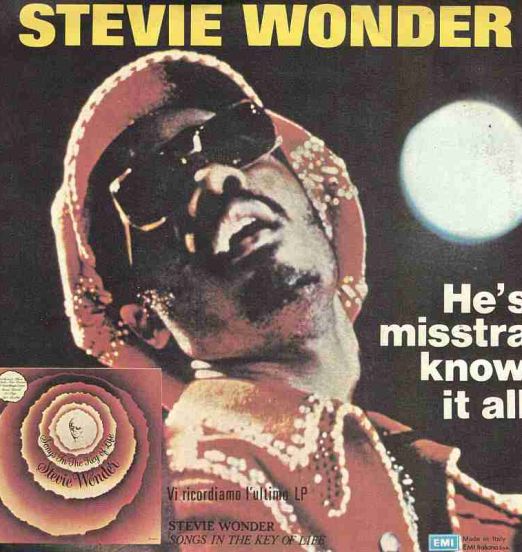 Stevie Wonder - Sir Duke b/w He's Misstra Know It All - EMI IT 7"