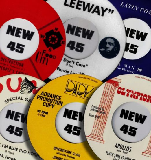 Pack of 6x RARE FUNK/MOD & Related Repro 45s 2512 - 6x Various Label 7"