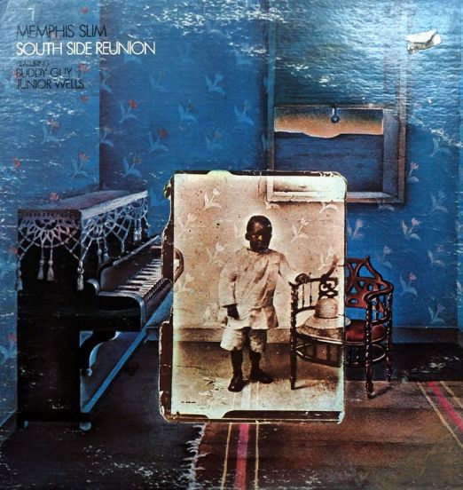 Memphis Slim Featuring Buddy Guy, Junior Wells - South Side Reunion - Warner Bros DJ LP